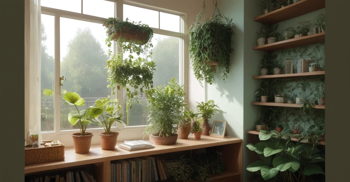 Como criar um jardim vertical portátil para apartamentos pequenos