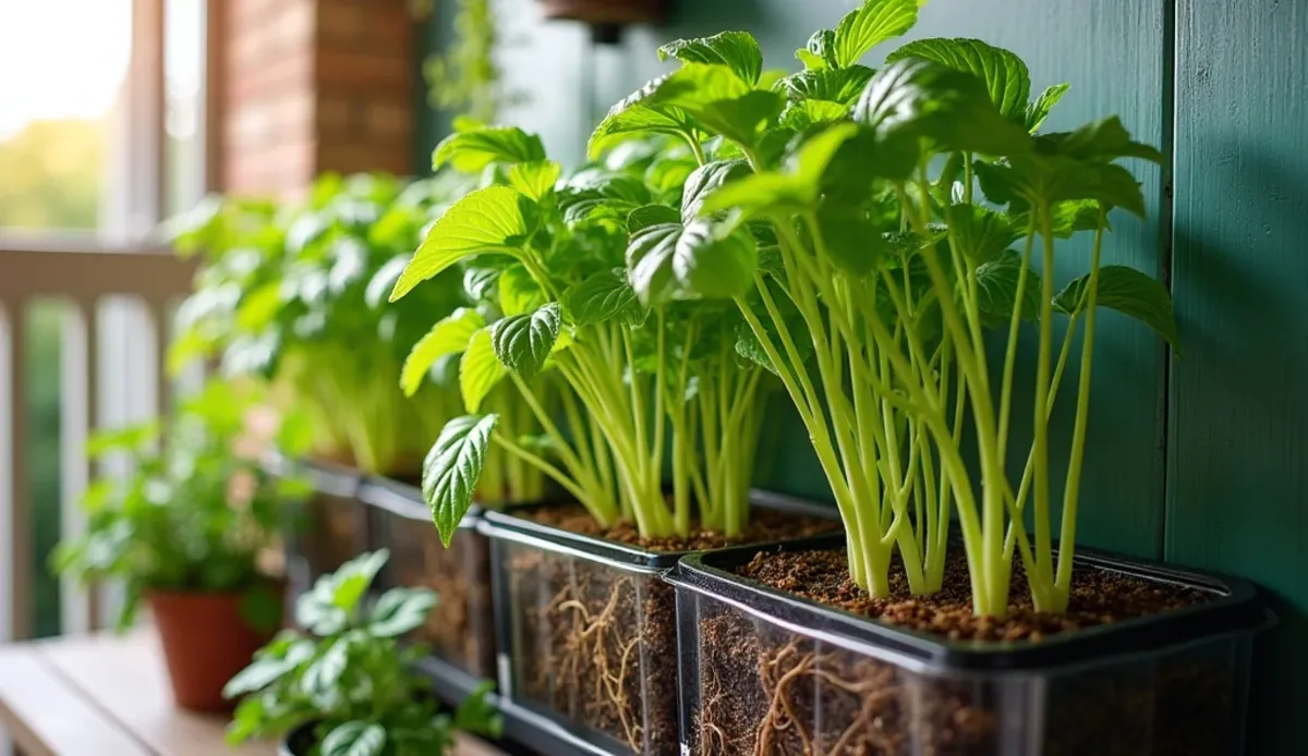 raízes de plantas