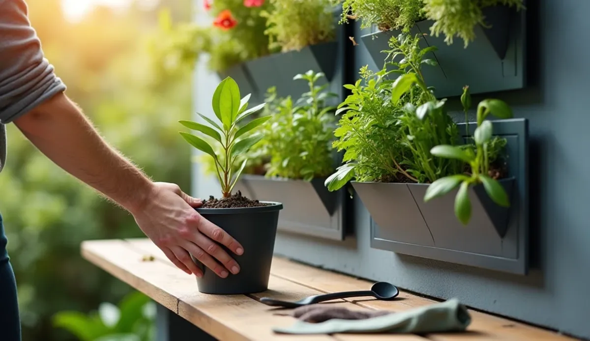 troca de plantas